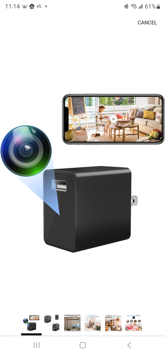 Smart Hidden Security Camera USB Charger - photo 5