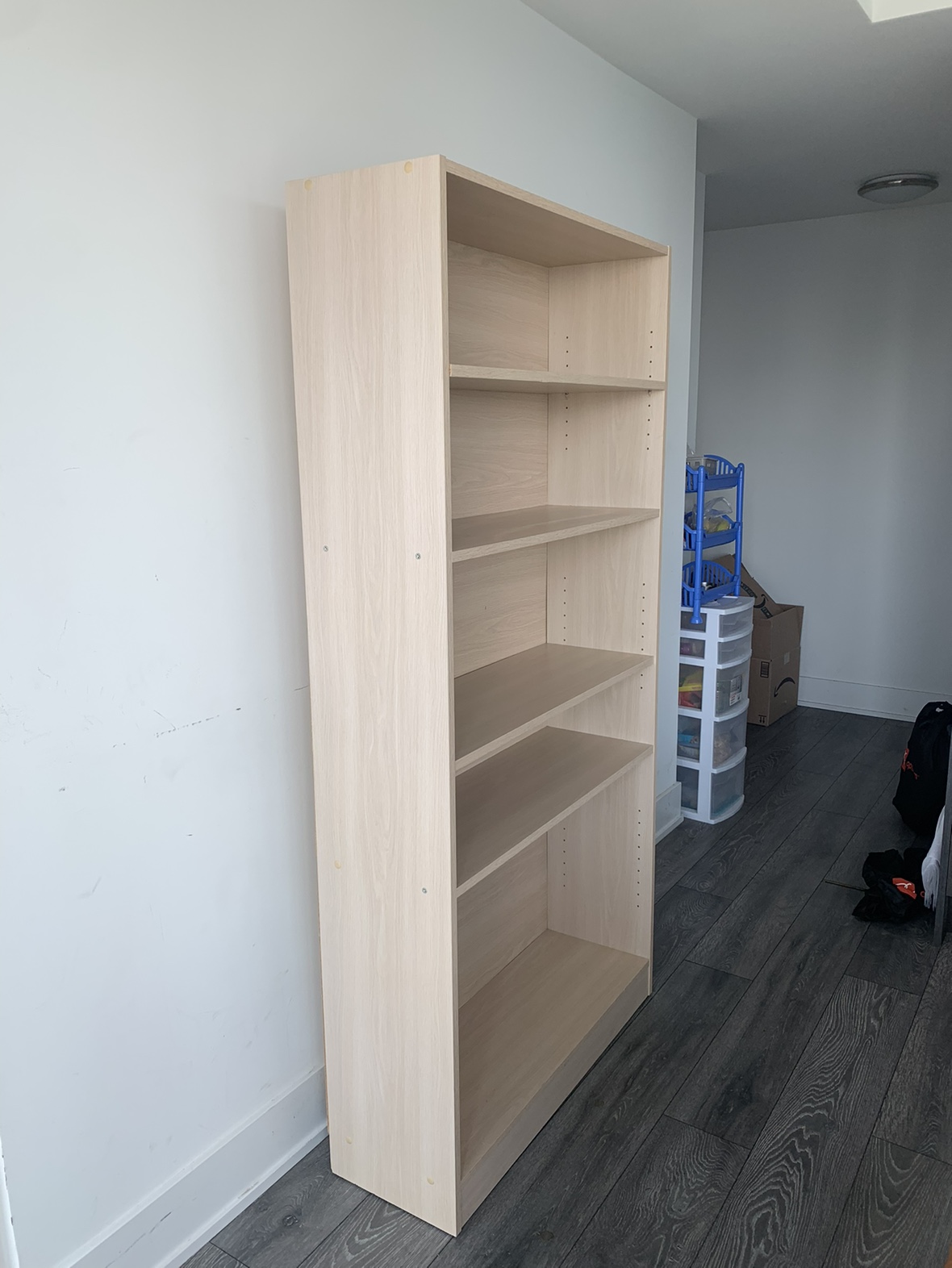 Bookcase/Wooden Shelf with Adjustable Planks - photo 2