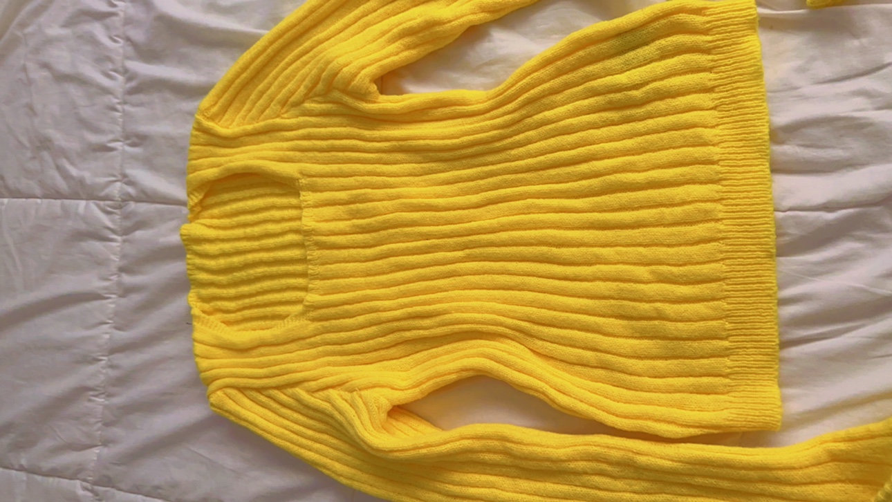 Yellow Knit Sweater