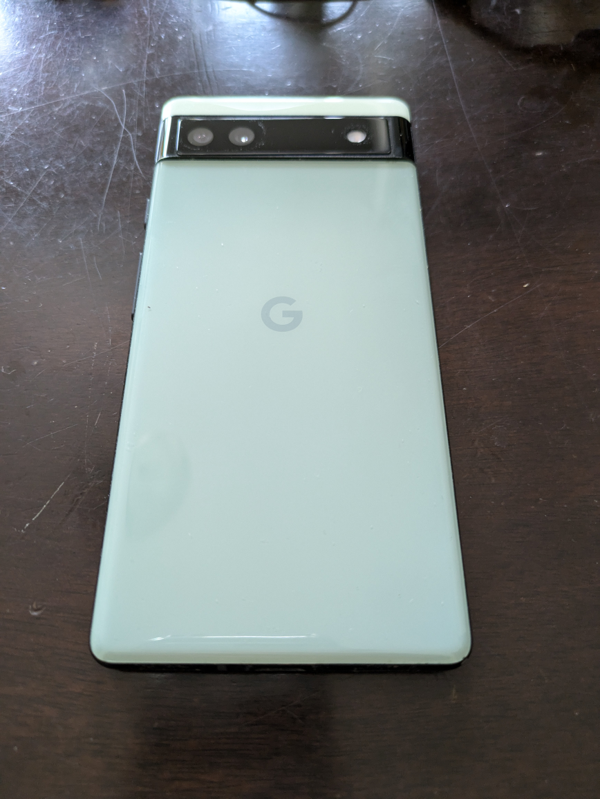 Google Pixel 6A (Pre-owned in very good condition)