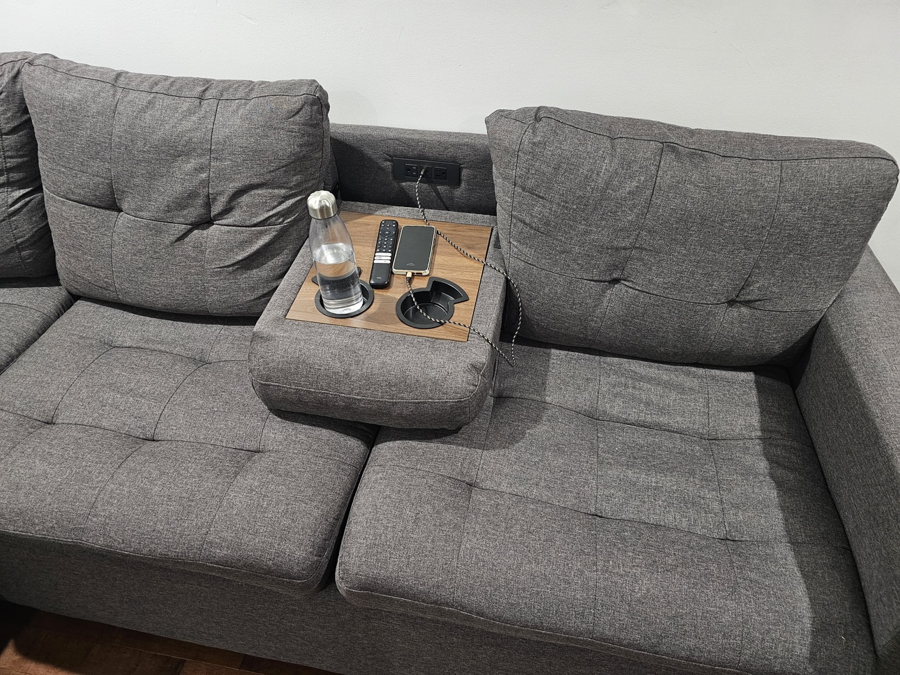 Grey Sectional Sofa - photo 2