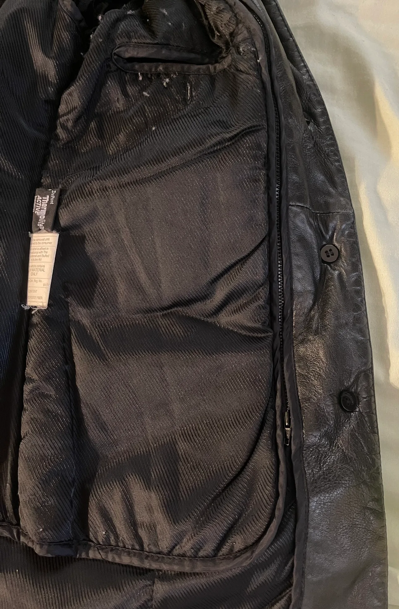 🧡 Danier Leather Jacket XS image indicator(4)