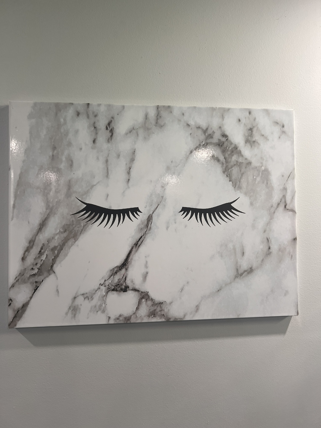 Magnetic Marble Eyelash Whiteboard 🧡