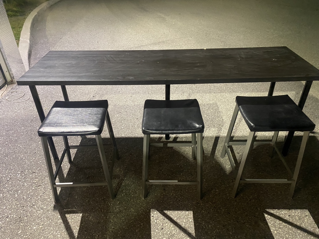 Bar Table and Stools Set - photo 3