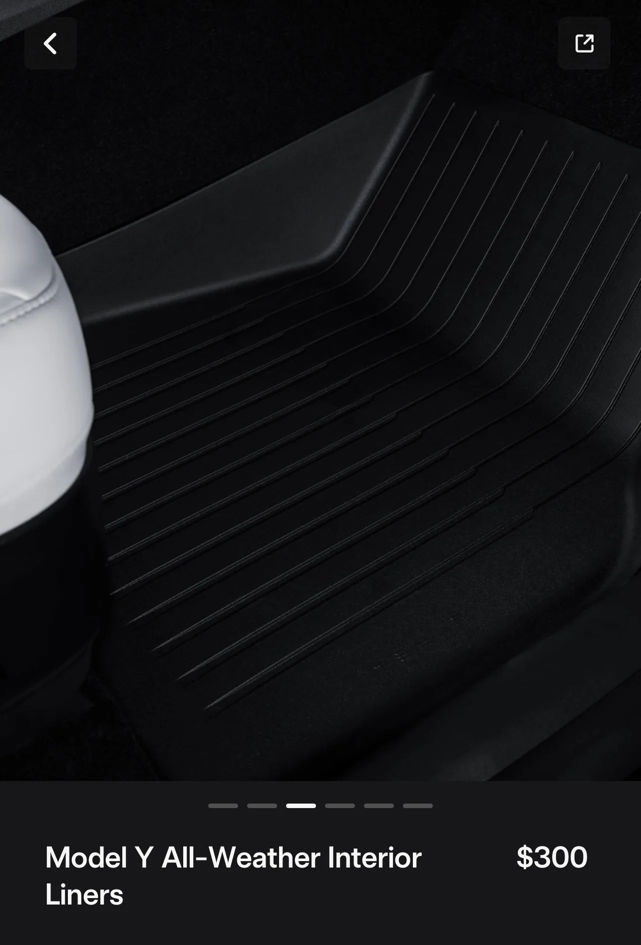 Tesla Model Y All-Weather Floor Mats image indicator(3)