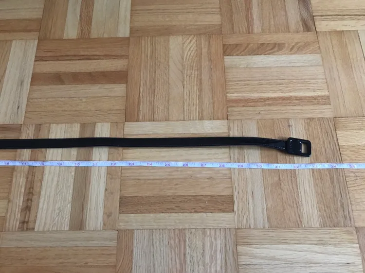 Thin Black Belt - XS (31”) image indicator(3)