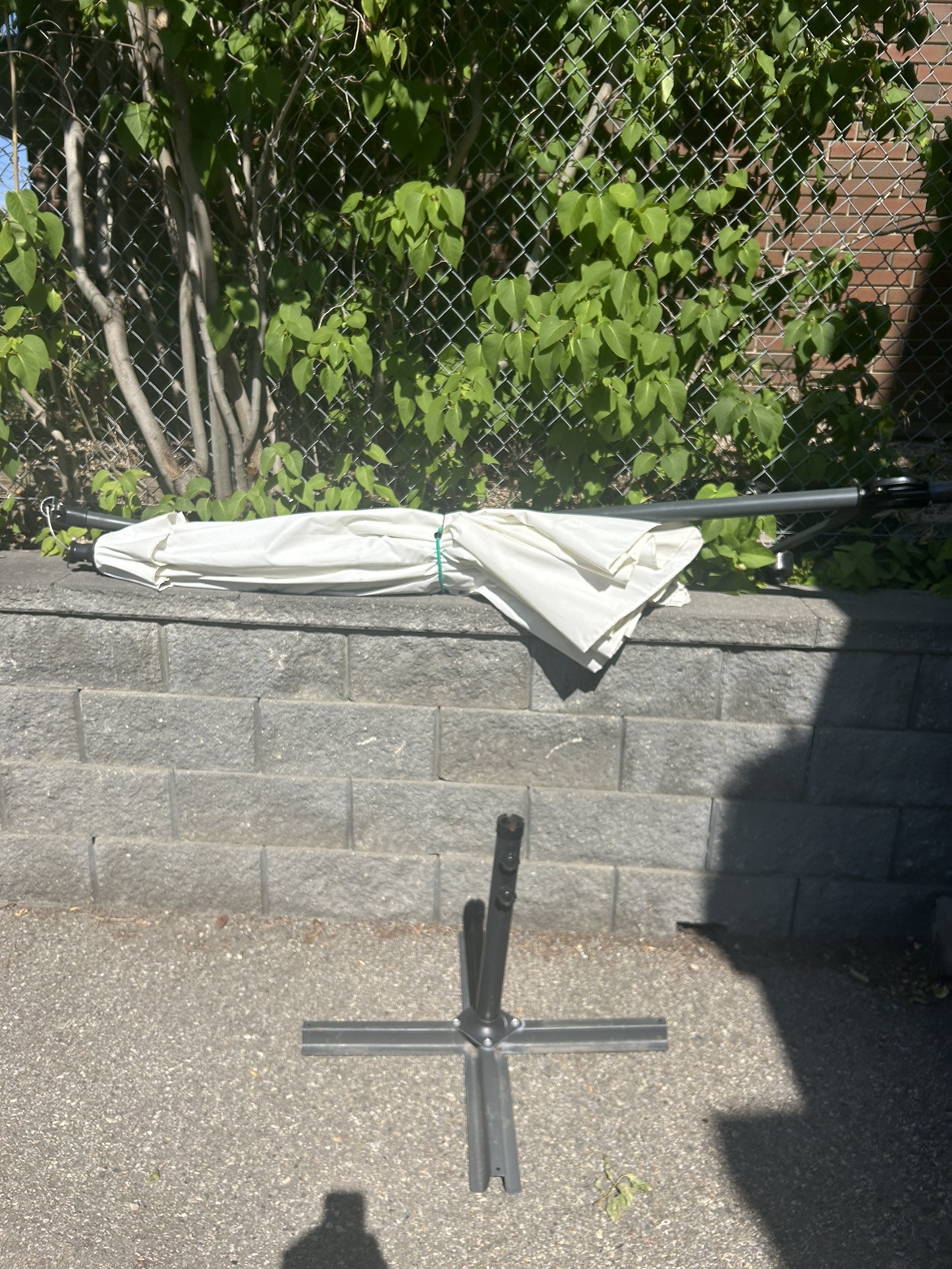 Umbrella and stand
