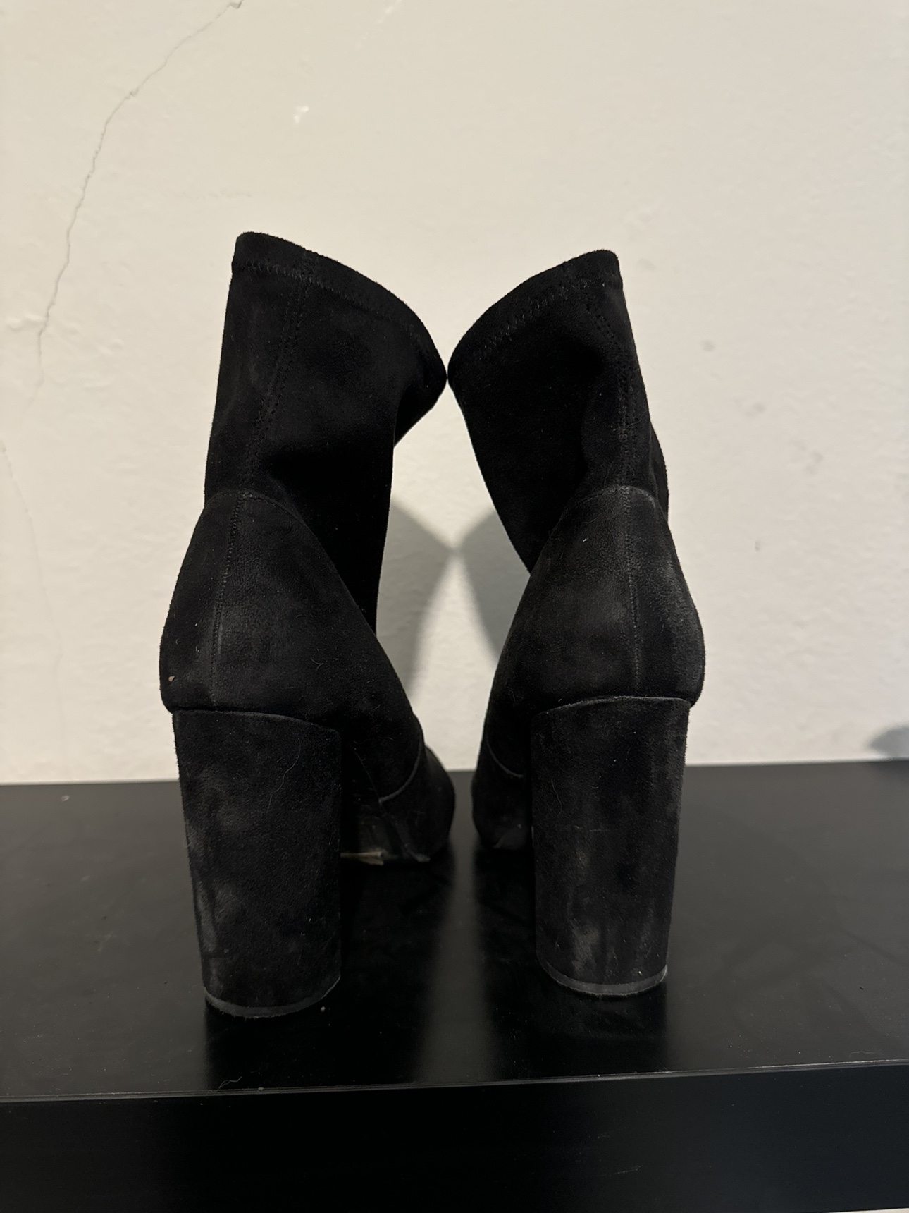 Black Suede Booties - photo 2