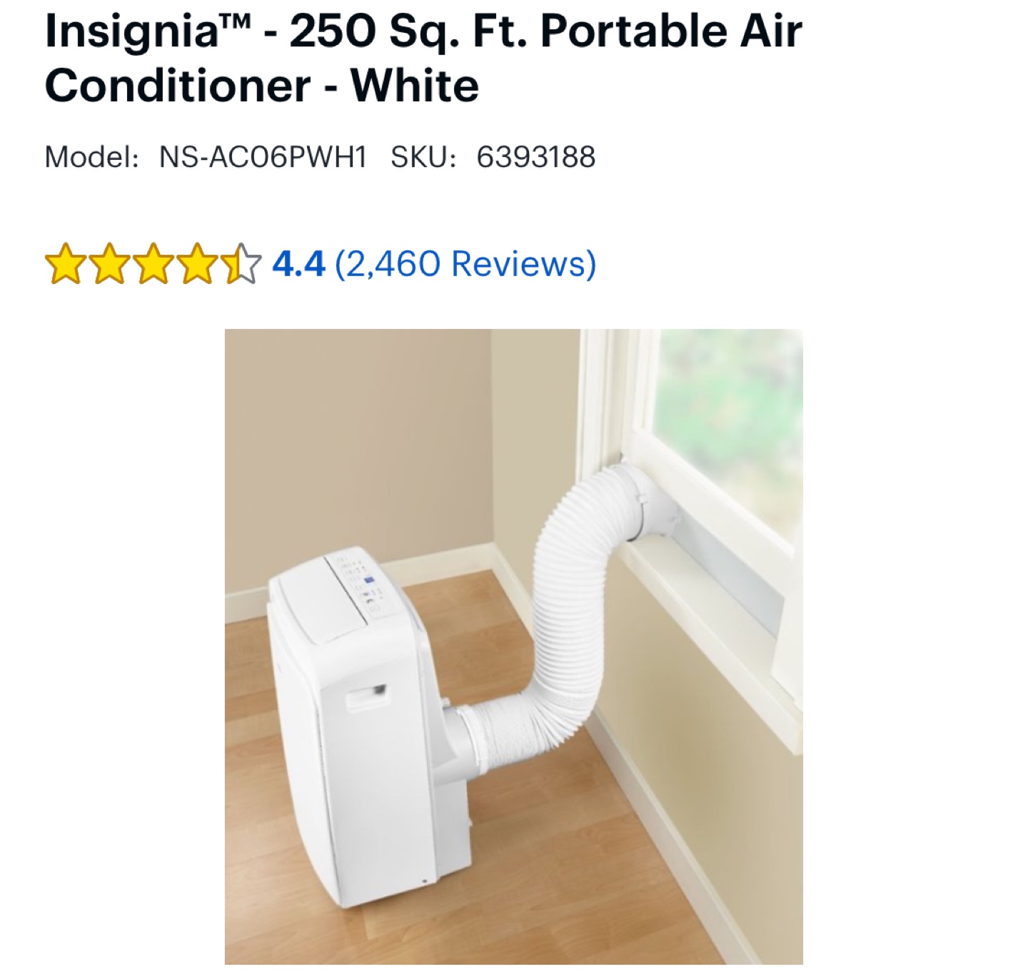 Insignia Portable Air Conditioner - photo 3