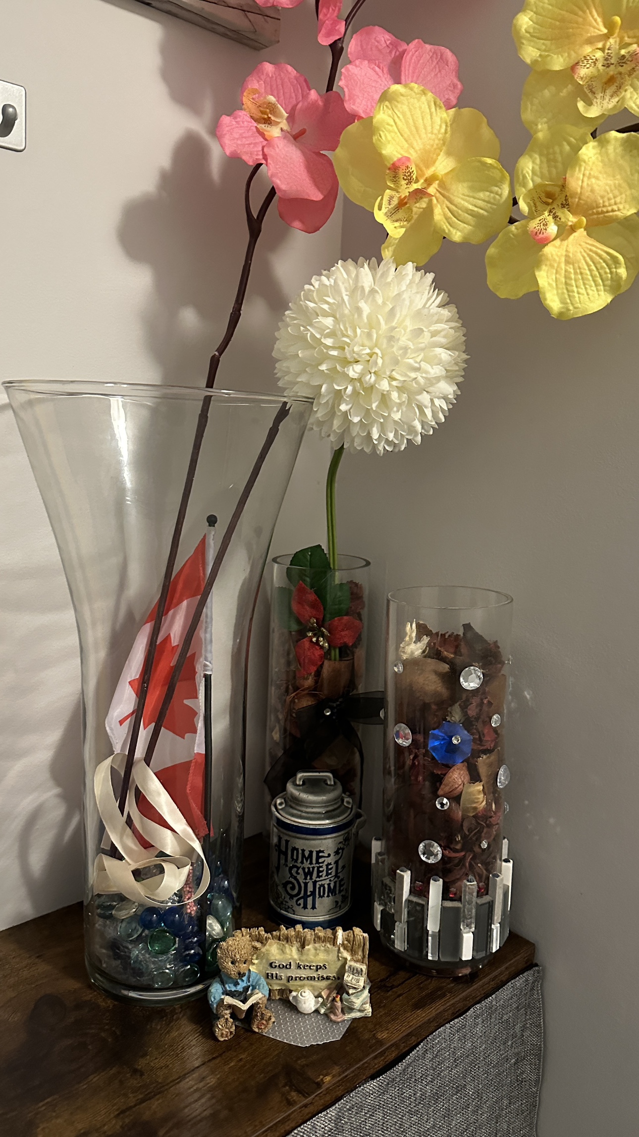 Tall Glass Vase