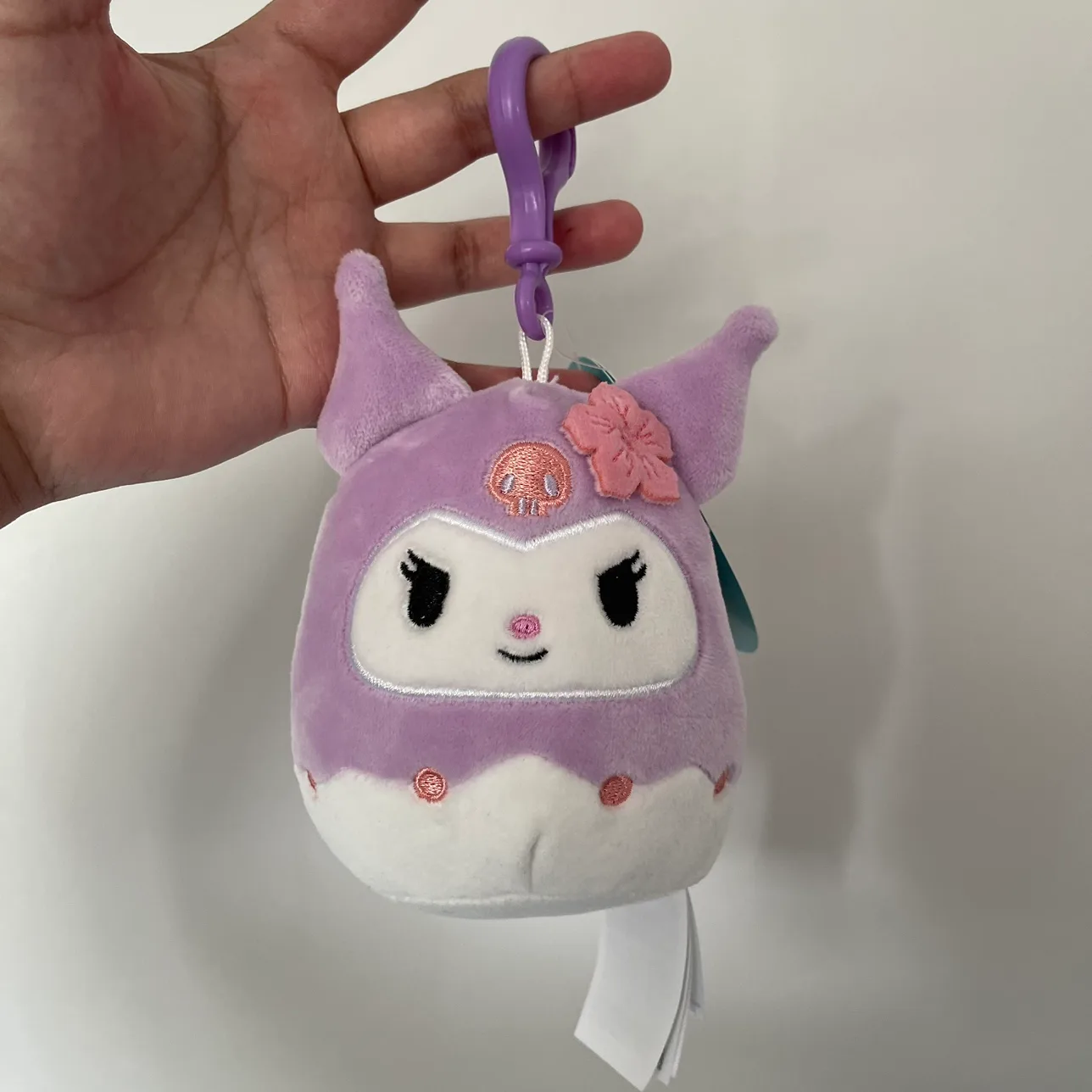 3.5” Kuromi Squishmallow Clip thumbnail