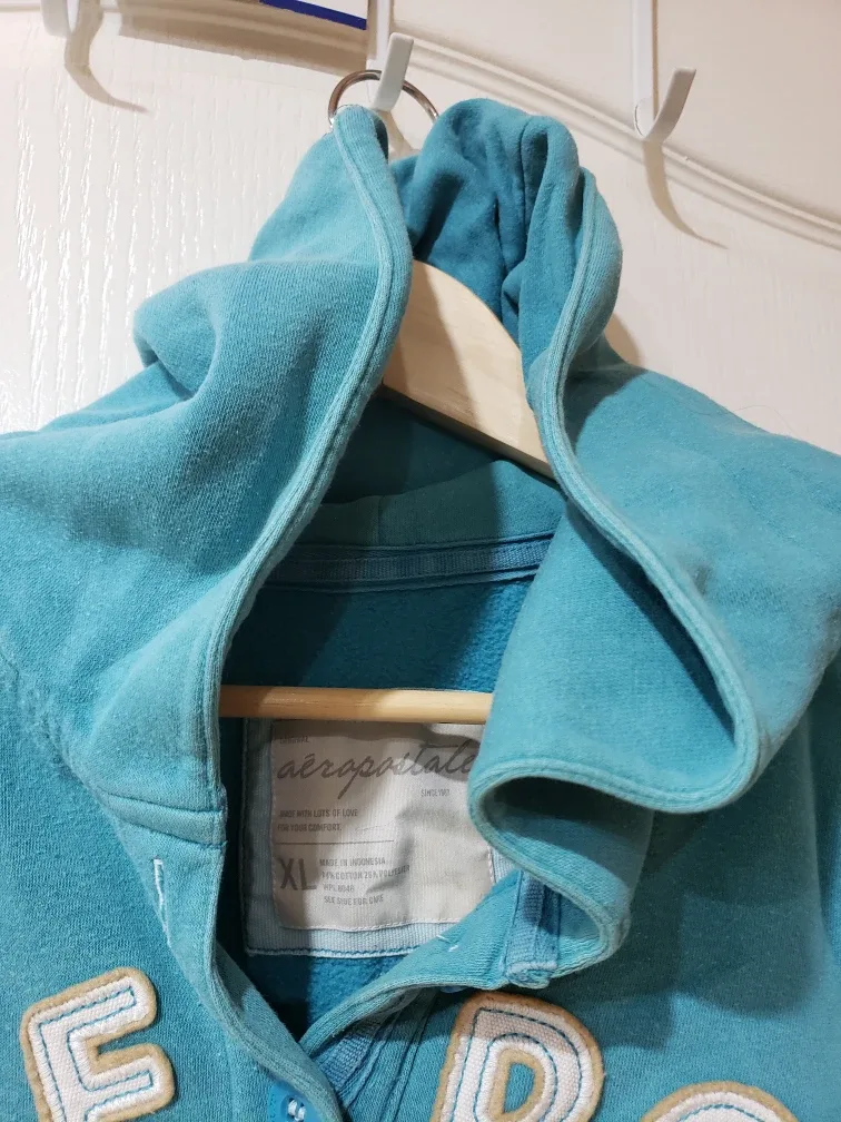 Aeropostale Teal Hoodie image indicator(3)