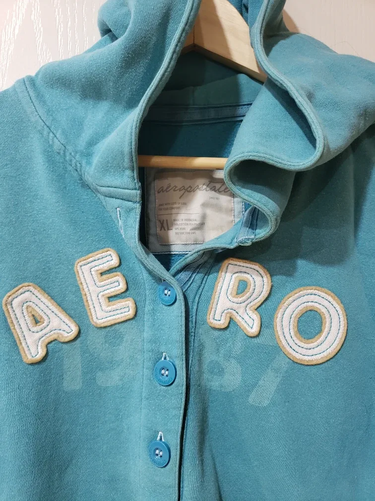 Aeropostale Teal Hoodie image indicator(4)