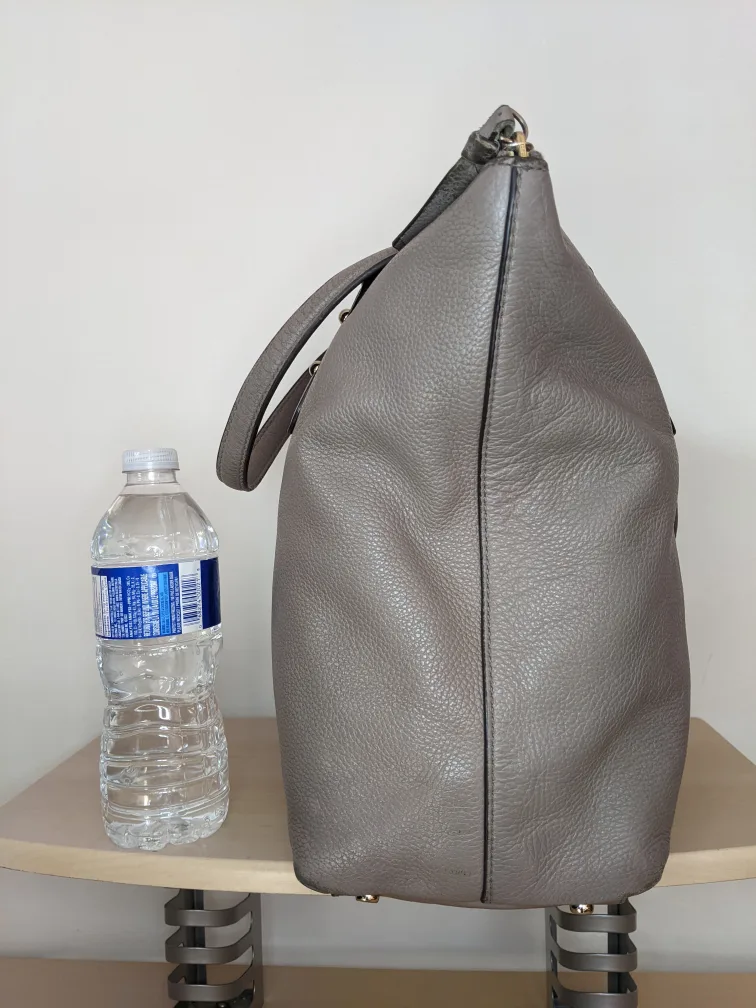 Kate Spade Larchmont Avenue Penny Gray Pebbled Large Leather image indicator(7)