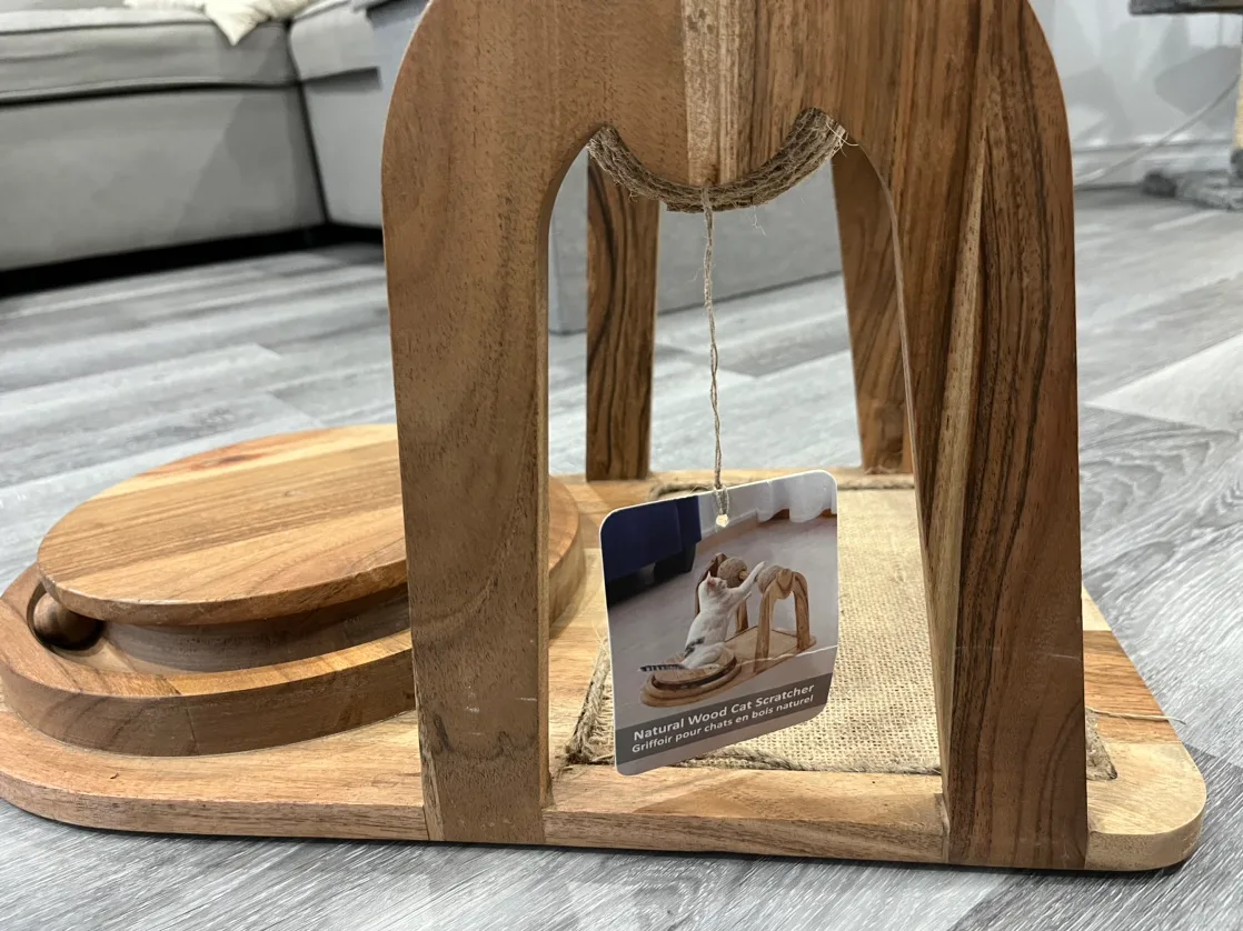 Natural Wood Cat Scratcher thumbnail