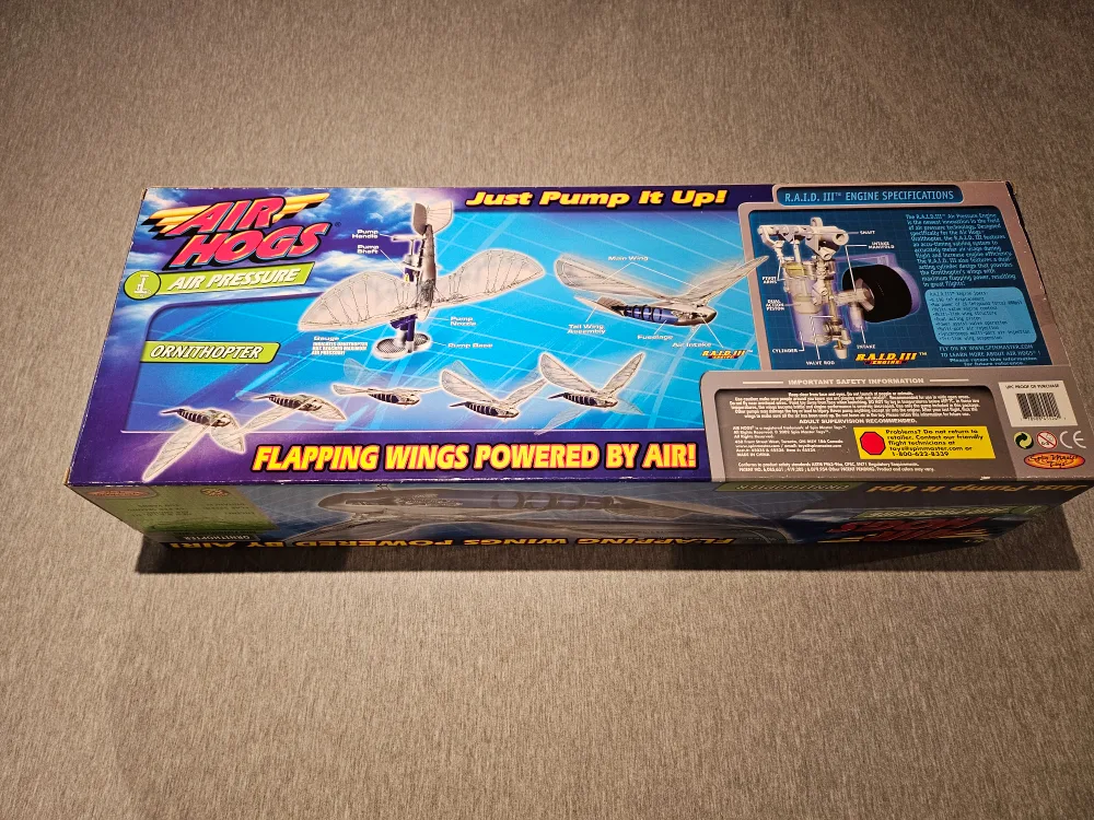 BNIB Air Hogs Air Pressure Ornithopter image indicator(2)