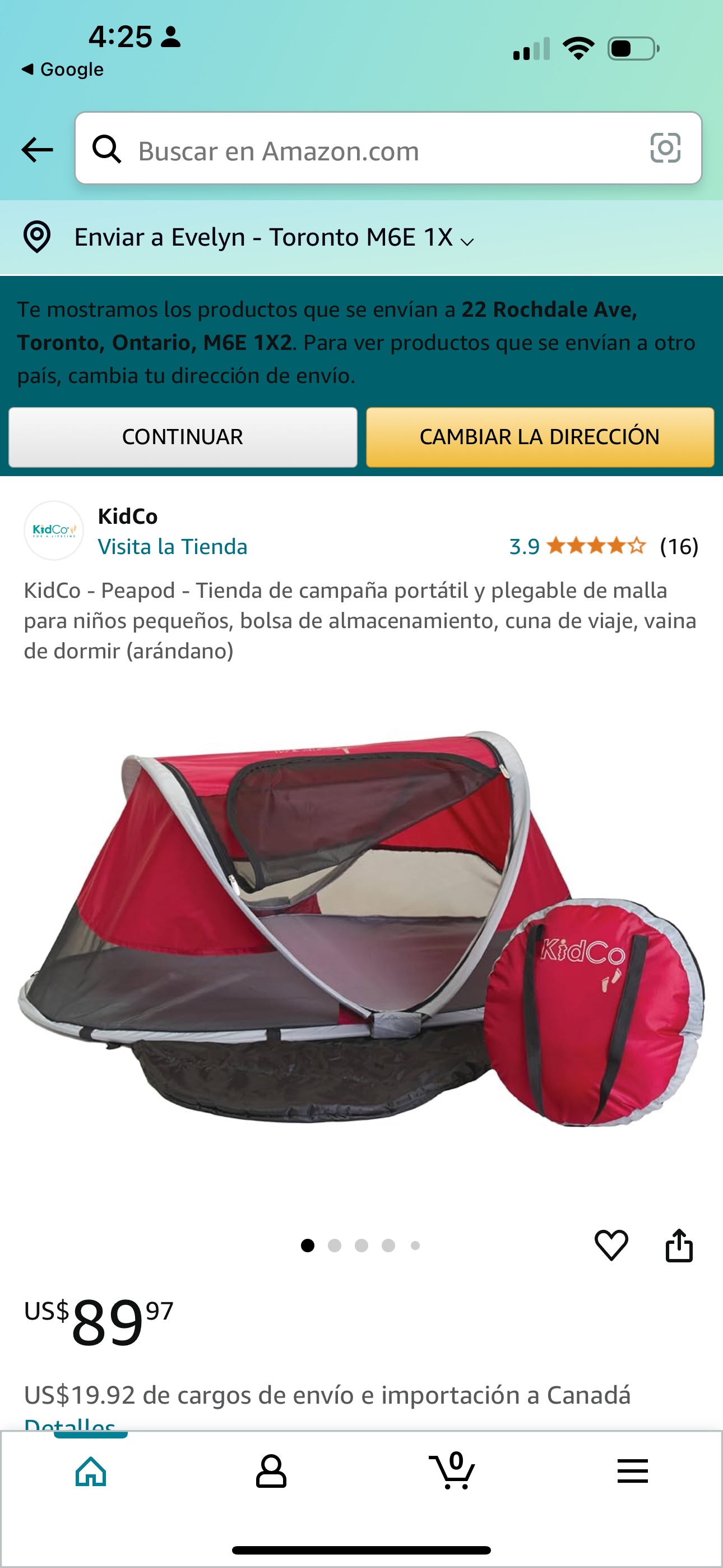KidCo Pop Up Tent