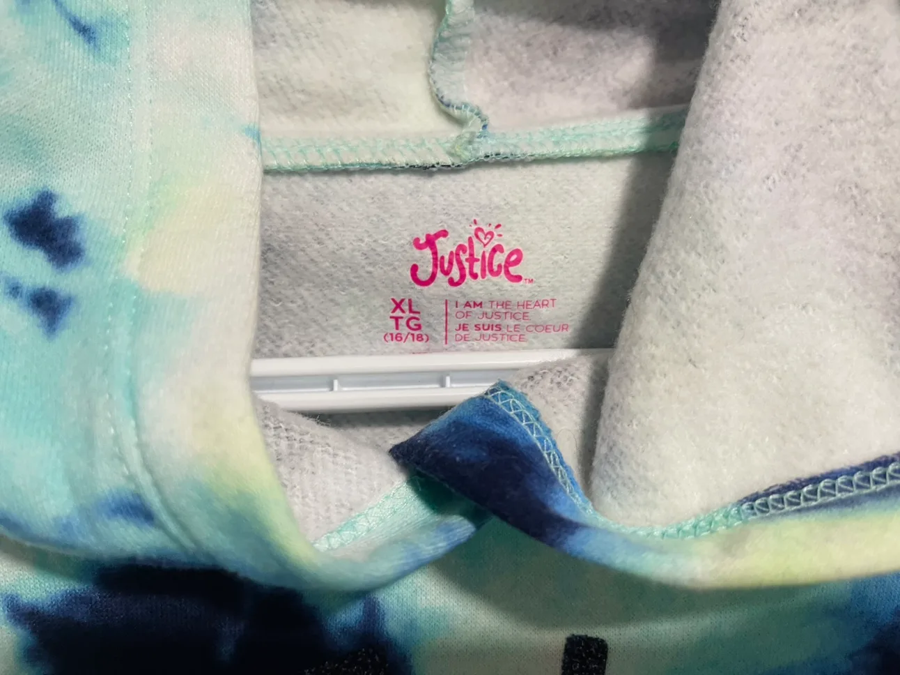 Justice Tie Dye Hoodie image indicator(3)