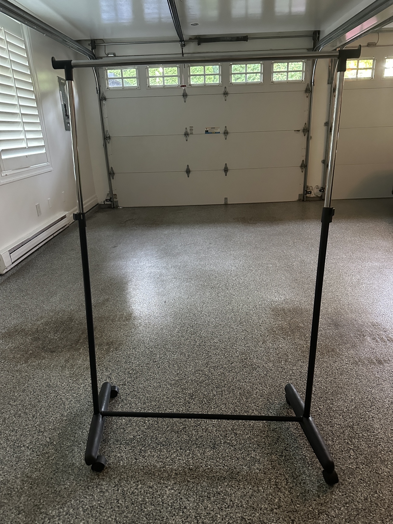 Adjustable Rolling Garment Rack
