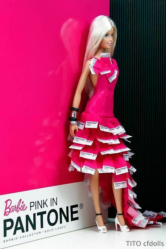Limited edition Barbie Doll Pop Couture Pink in Pantone image indicator(2)