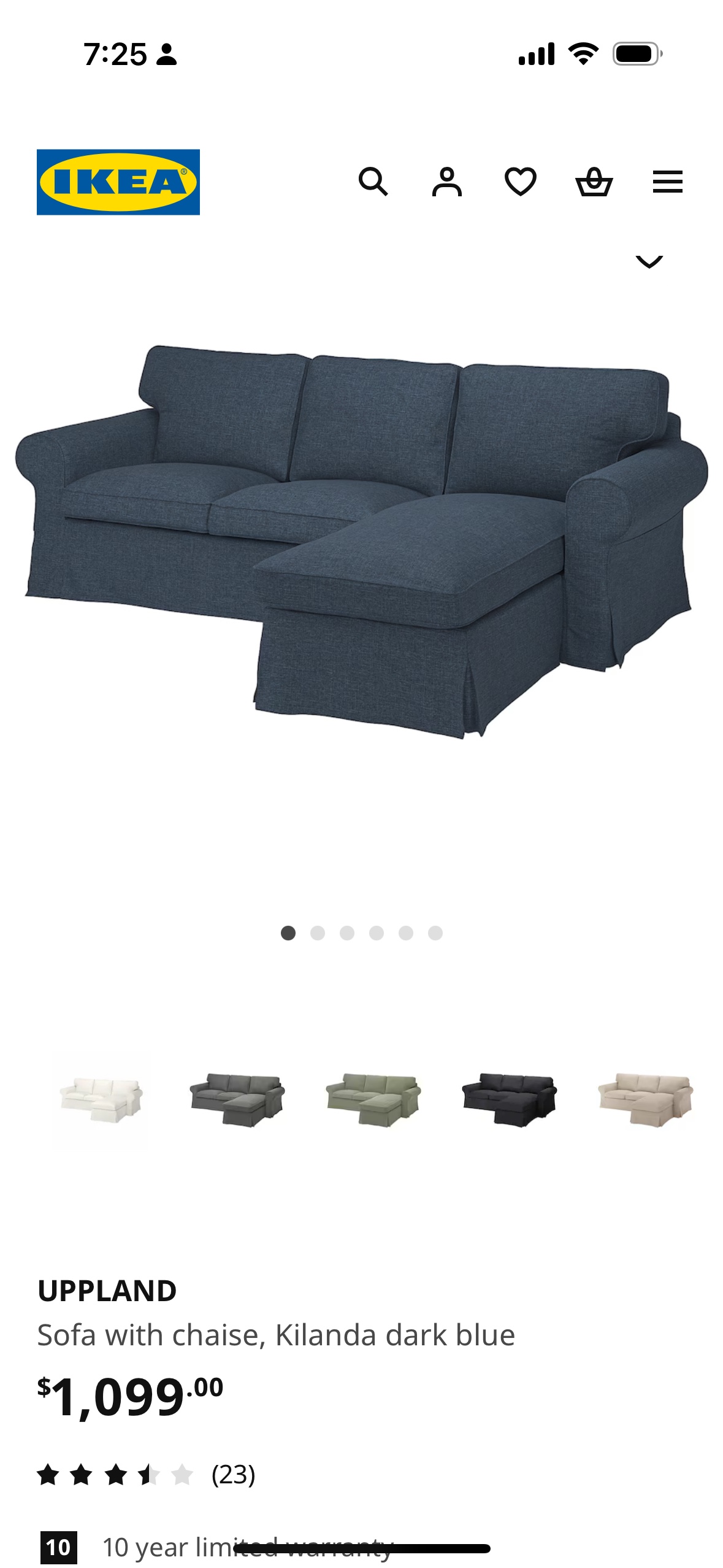 IKEA UPPLAND Sectional Sofa - photo 4