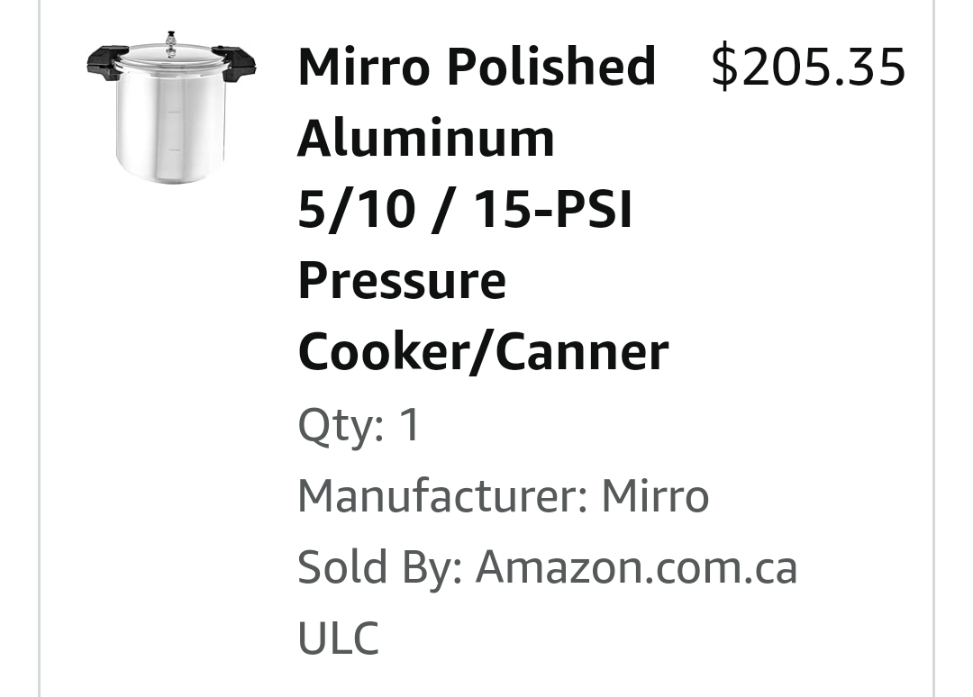 Mirro Pressure Cooker/Canner - photo 2