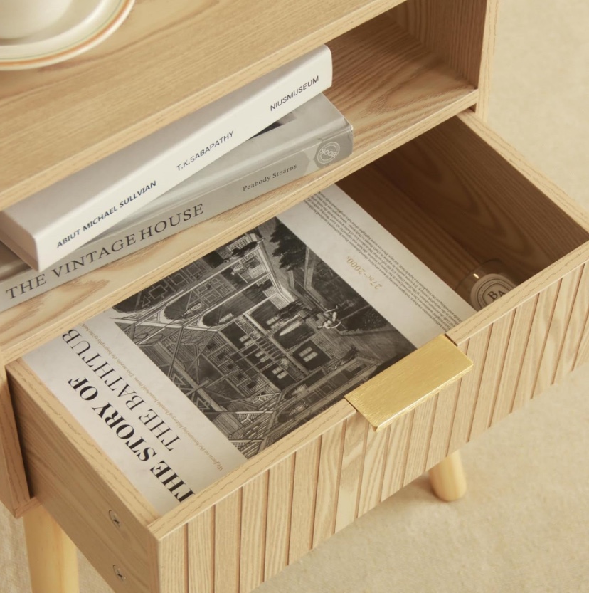 Wood Nightstand End Table - Brand New - photo 5