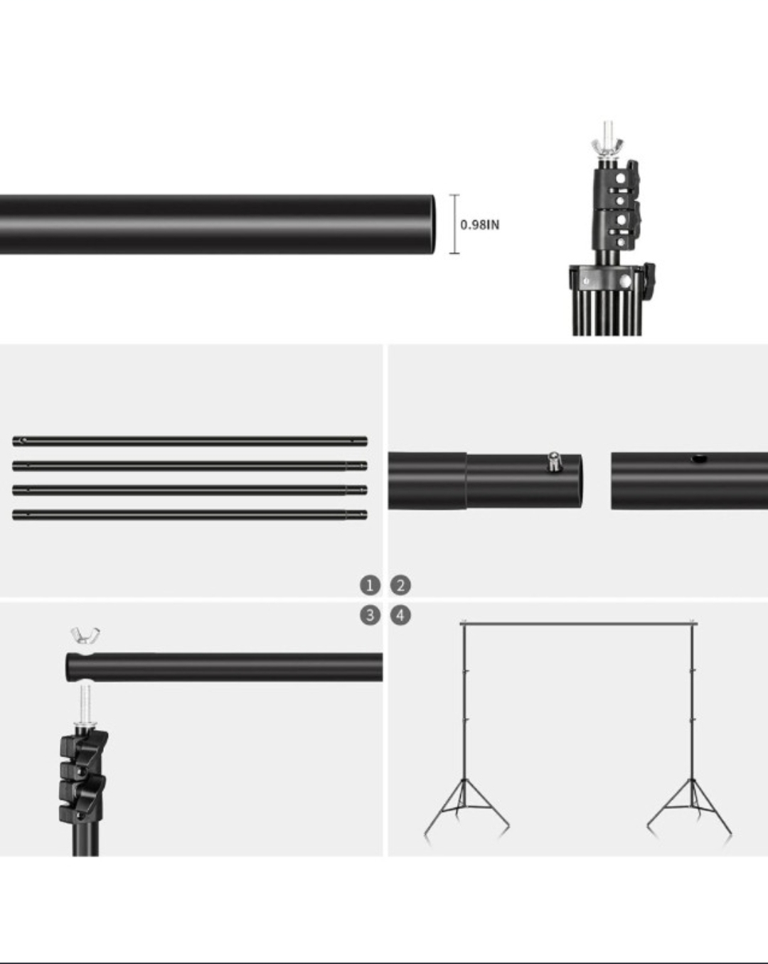 Adjustable Backdrop Stand - photo 3