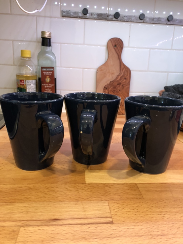 3 blue mugs - photo 3