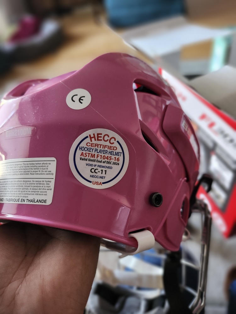 Pink Hockey Helmet CCm