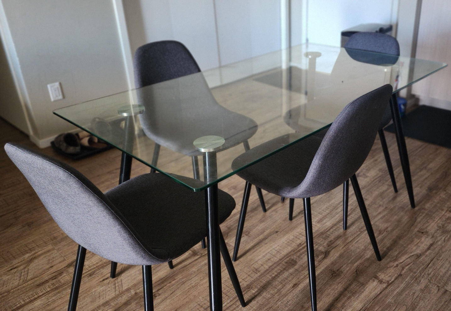 Glass Dining Table Set - photo 2