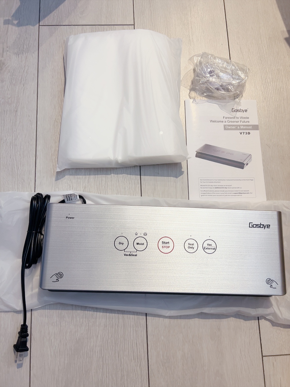 🥕Open box🥕 Gasbye 2-Pump Vacuum Sealer Machine - photo 5