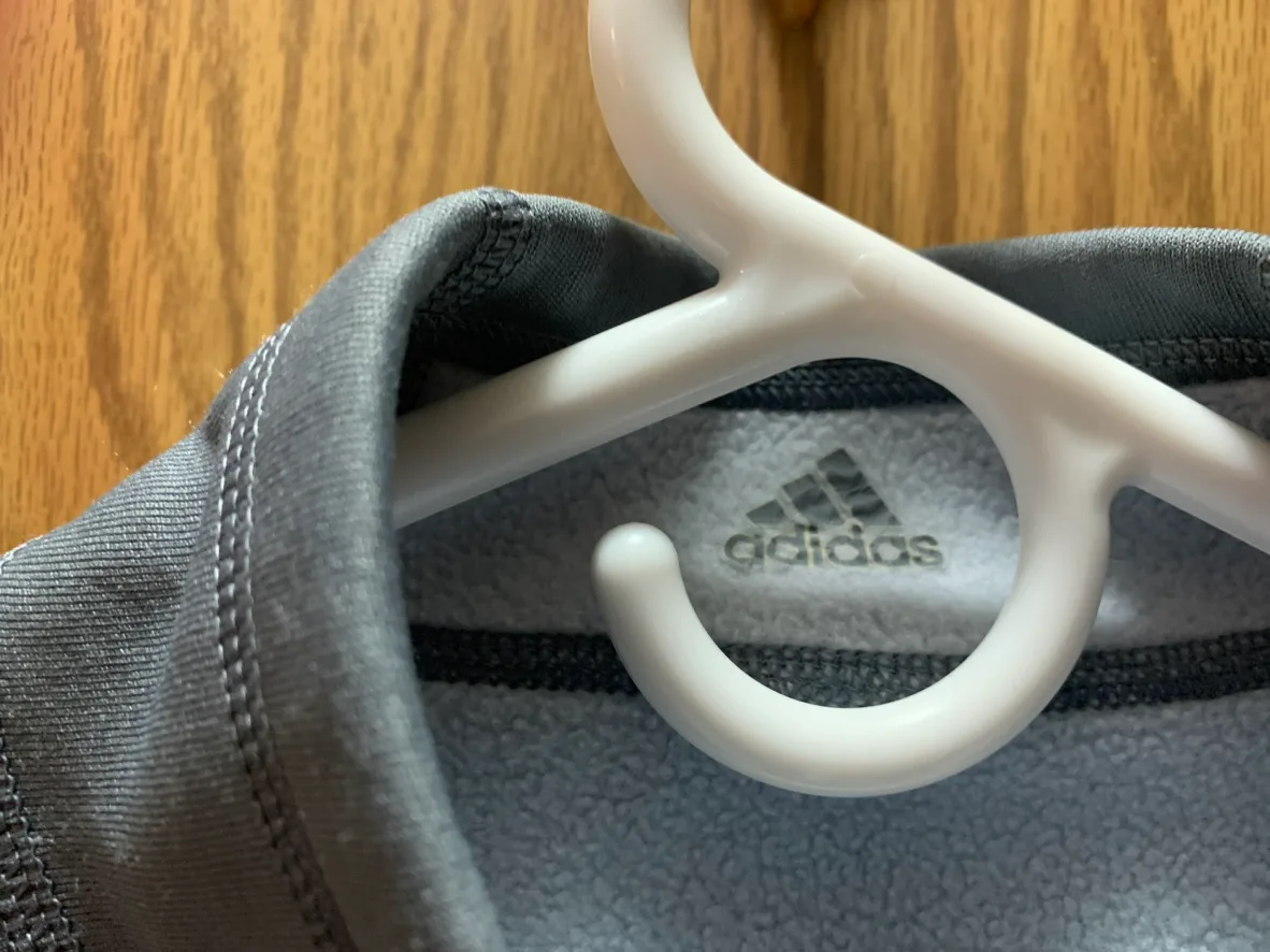 Adidas Grey Zip-Up Jacket for Ladies image indicator(2)