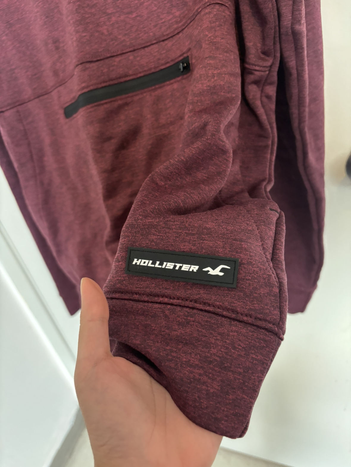 Hollister Burgundy Red Hoodie - photo 3