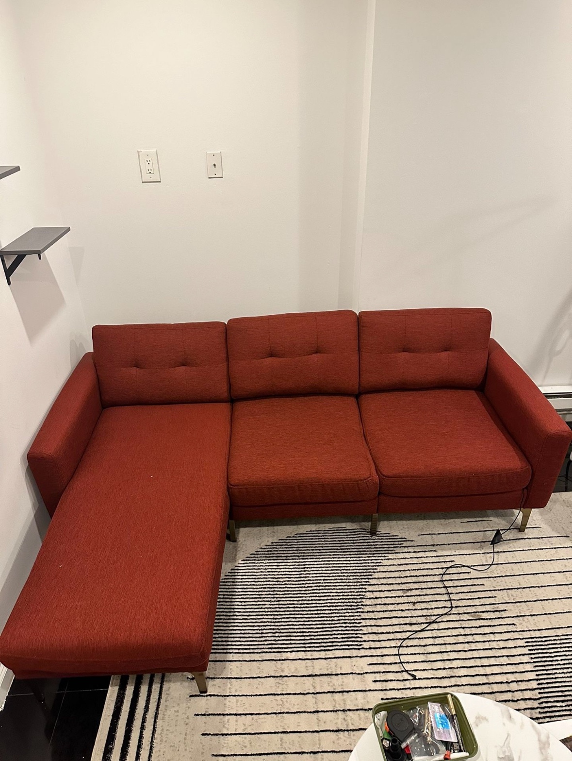 Red Sectional Sofa