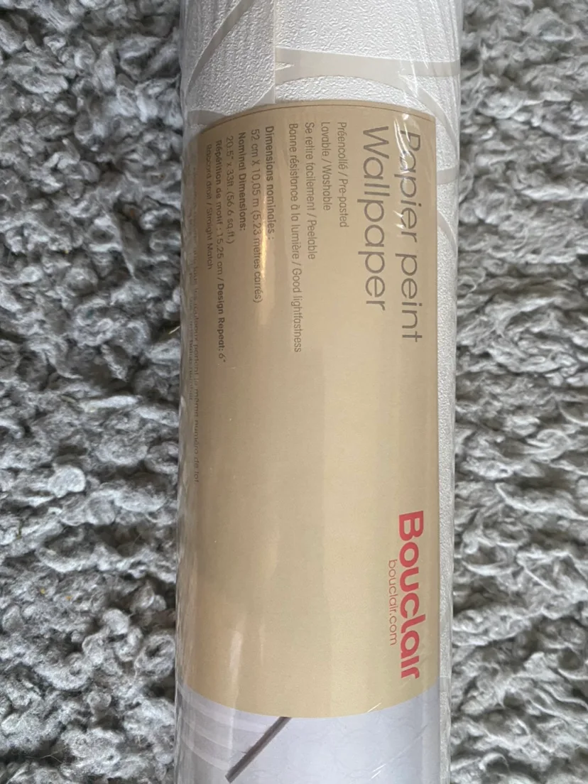 Bouclair Wallpaper - 2 Rolls Brand New image indicator(2)