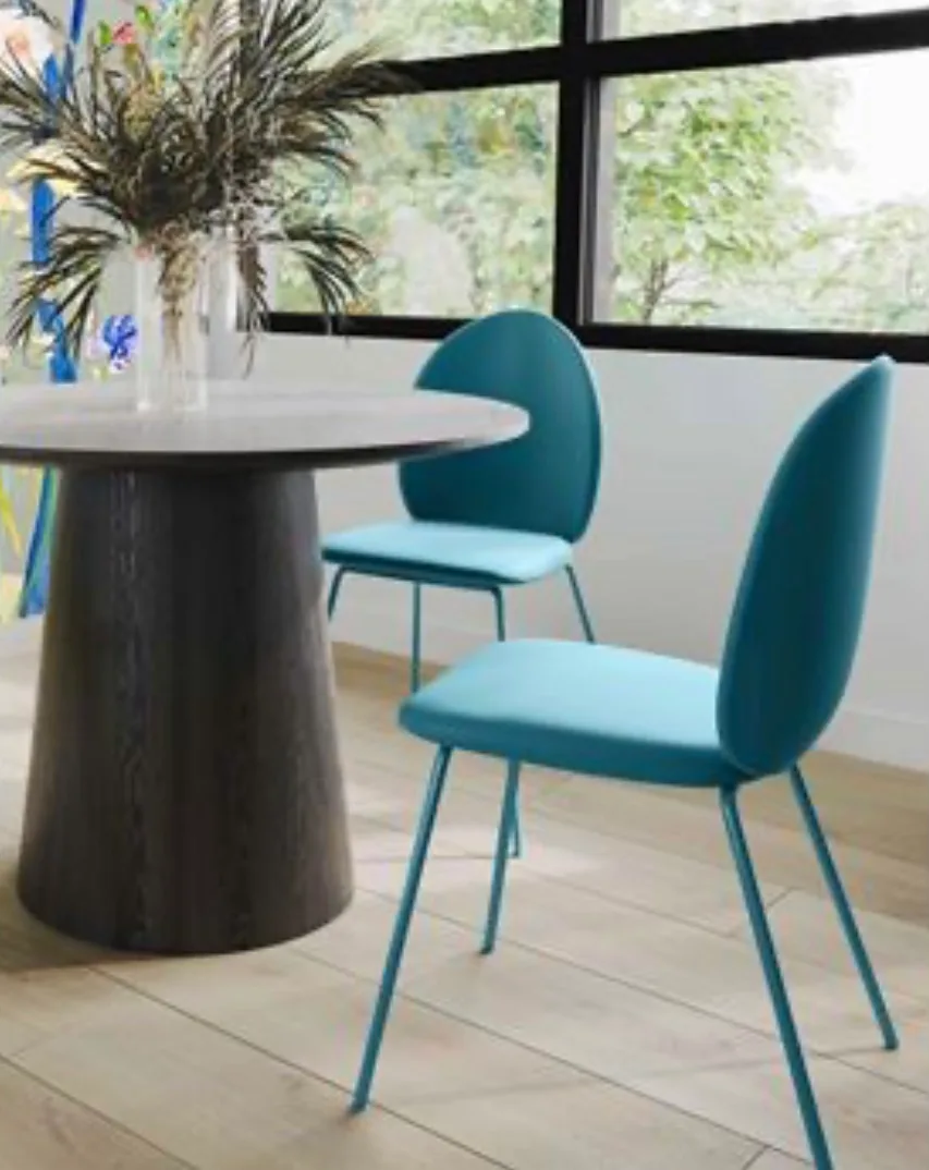 BRAND NEW! Set of 2 Eoghain Faux Leather Upholstered Side Chair image indicator(2)