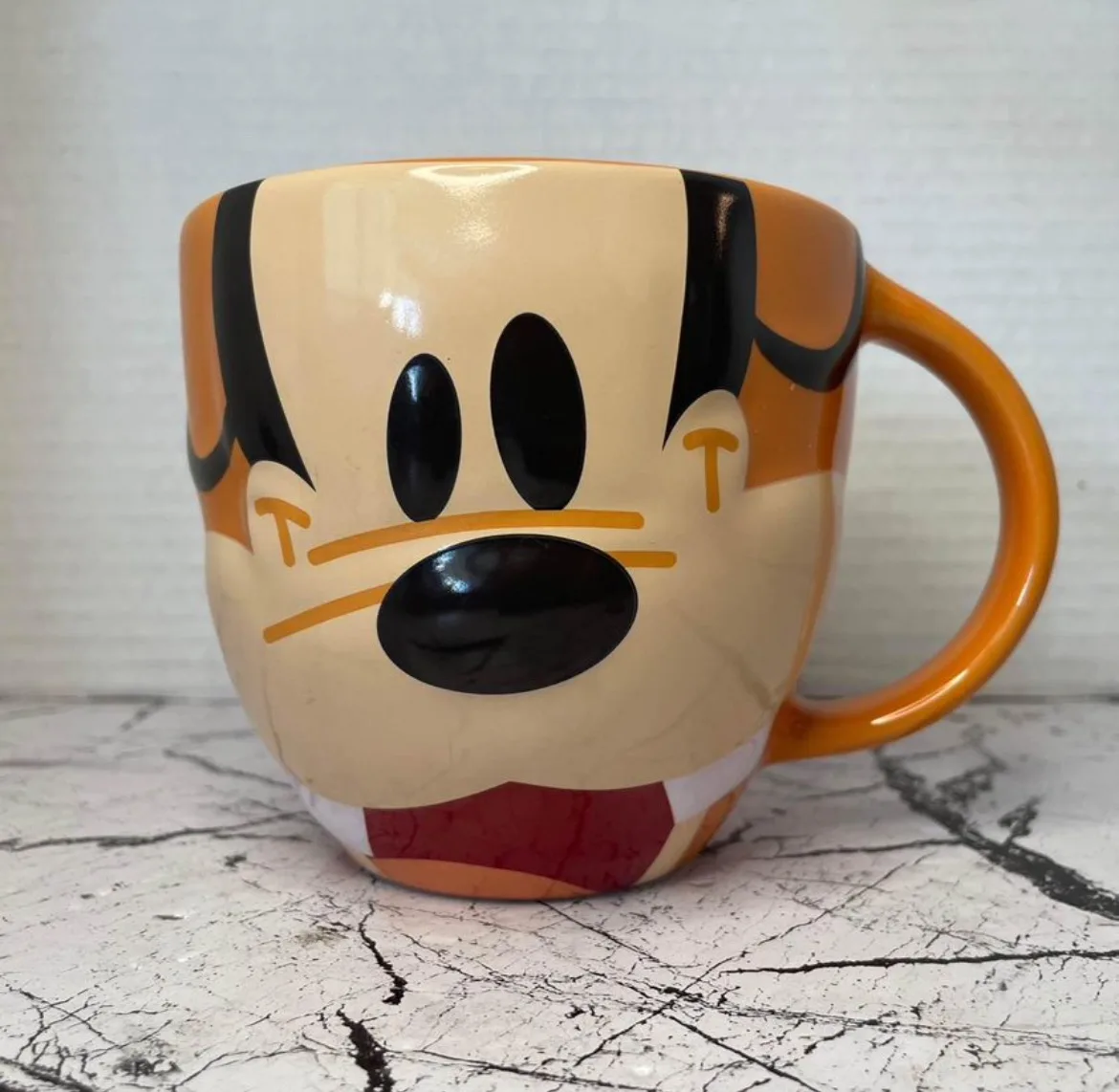 Disney Mousewares Exclusive 3D Goofy Mug 16oz Tea Coffee Cup thumbnail