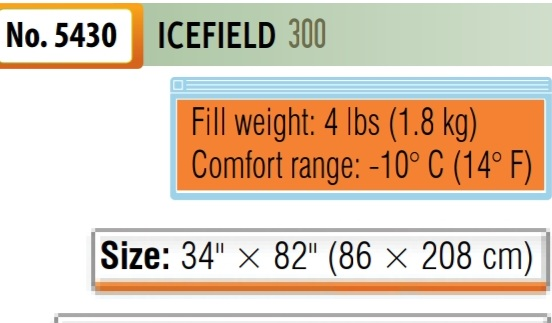 Icefield 500 Sleeping Bag - photo 4