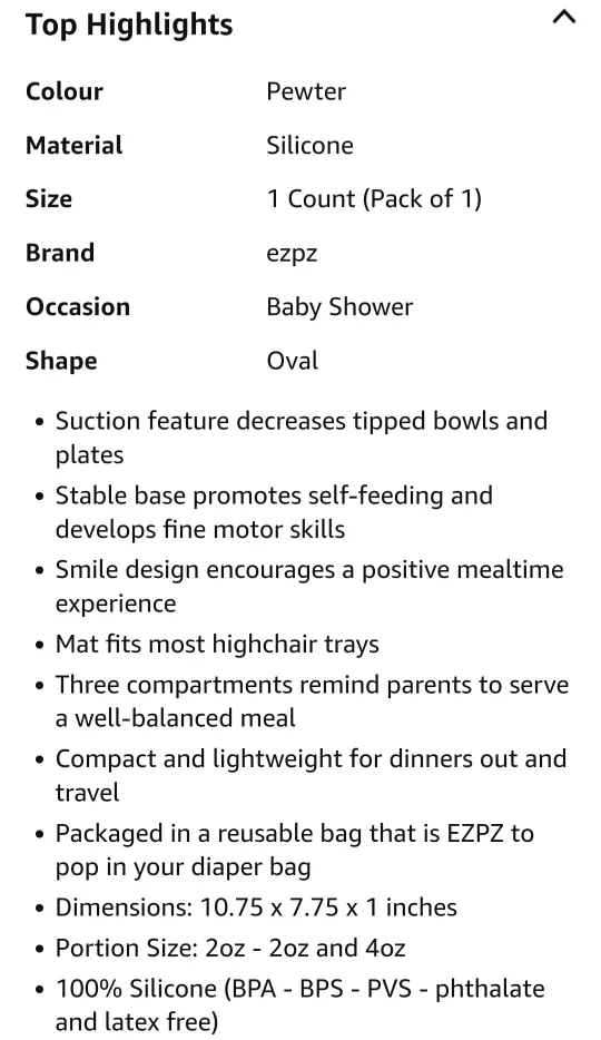 Ezpz silicone baby dishware image indicator(3)