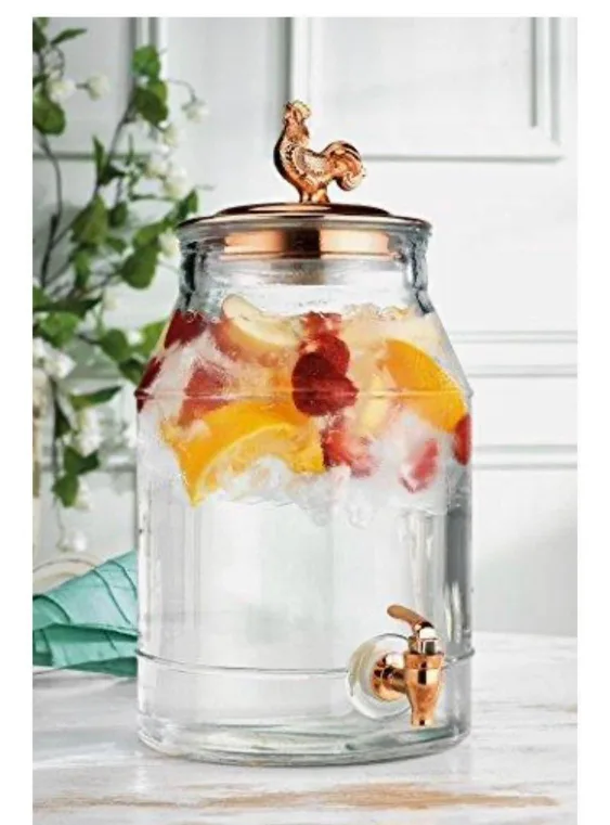 Glass Drink Dispenser with Tap thumbnail