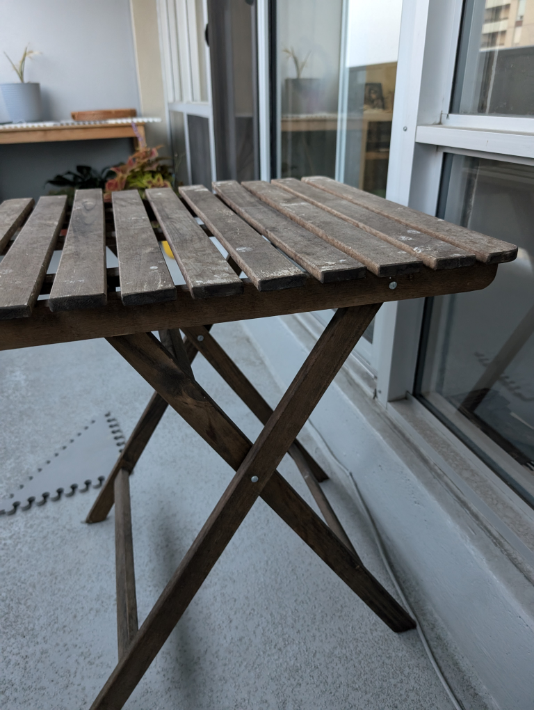 Folding Wooden Table - photo 5