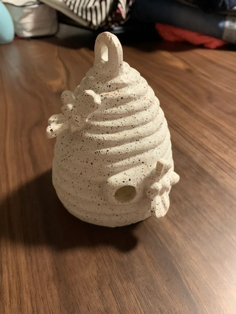 Beehive Shaped Ceramic Ornament 🧡 thumbnail