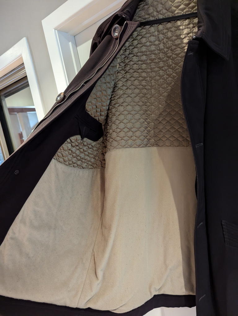 Men's Dark Brown Car Coat - photo 2