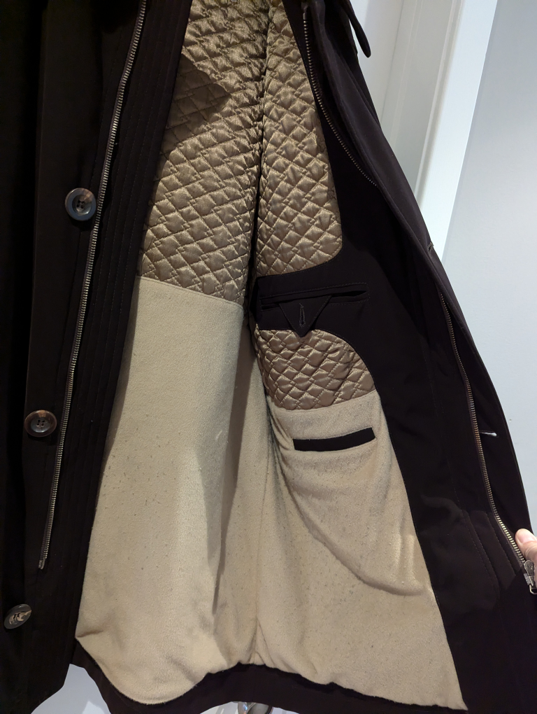 Men's Dark Brown Car Coat - photo 3