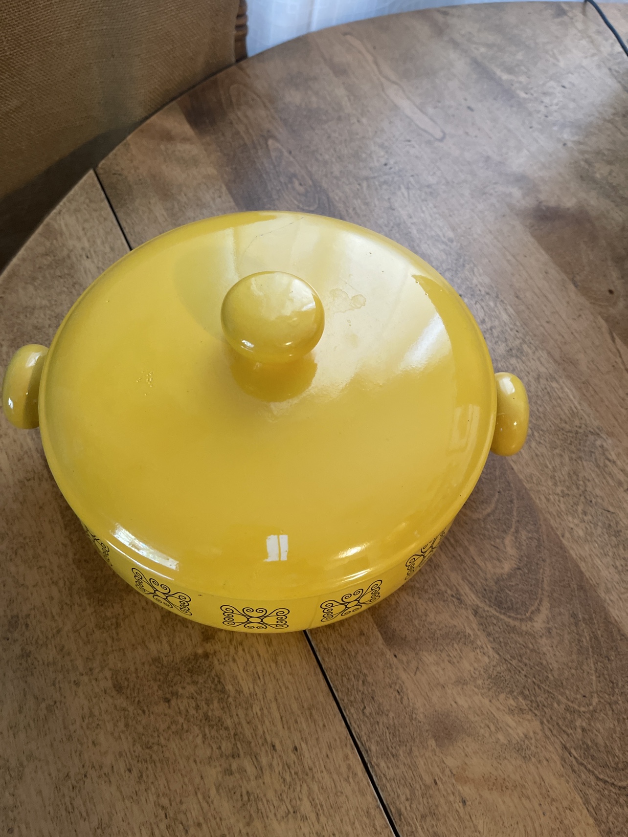 Yellow Casserole Dish