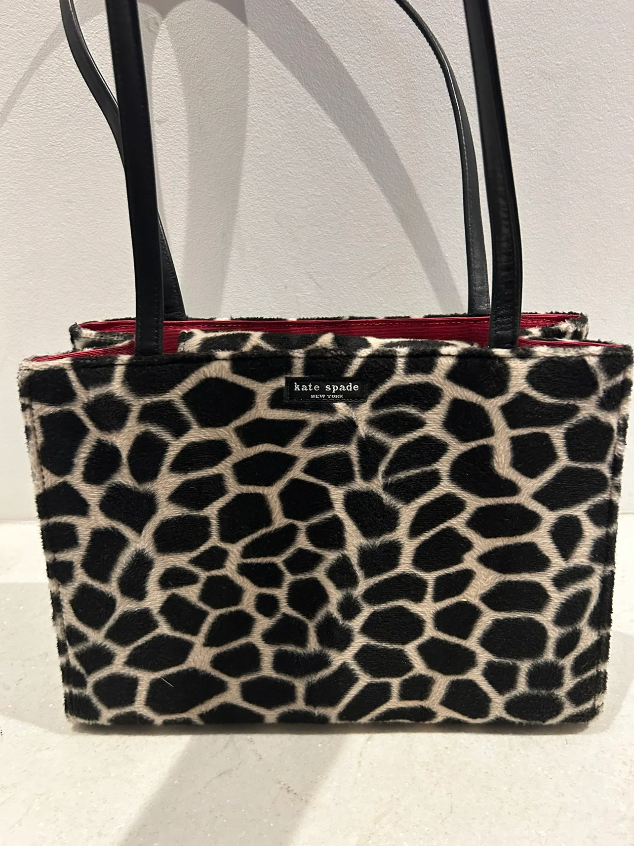 New Kate Spade Giraffe Print Bag image indicator(7)