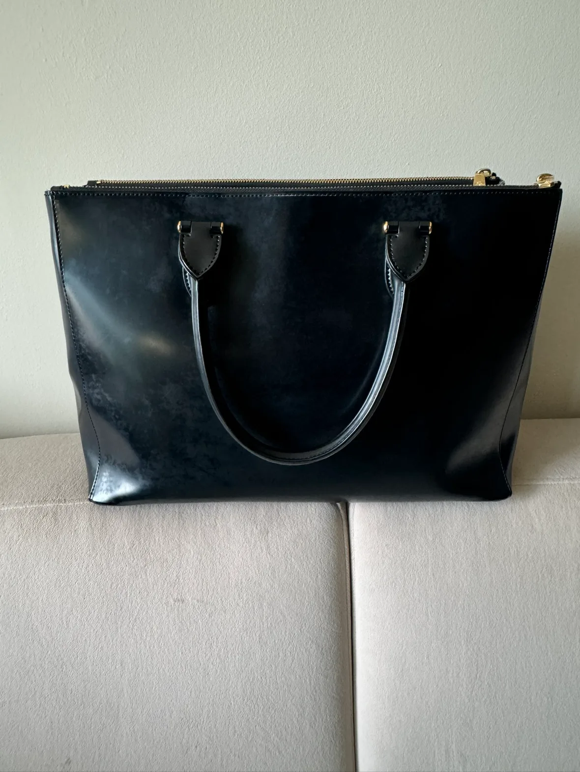 Ralph Lauren Large Leather Tote Bag image indicator(4)