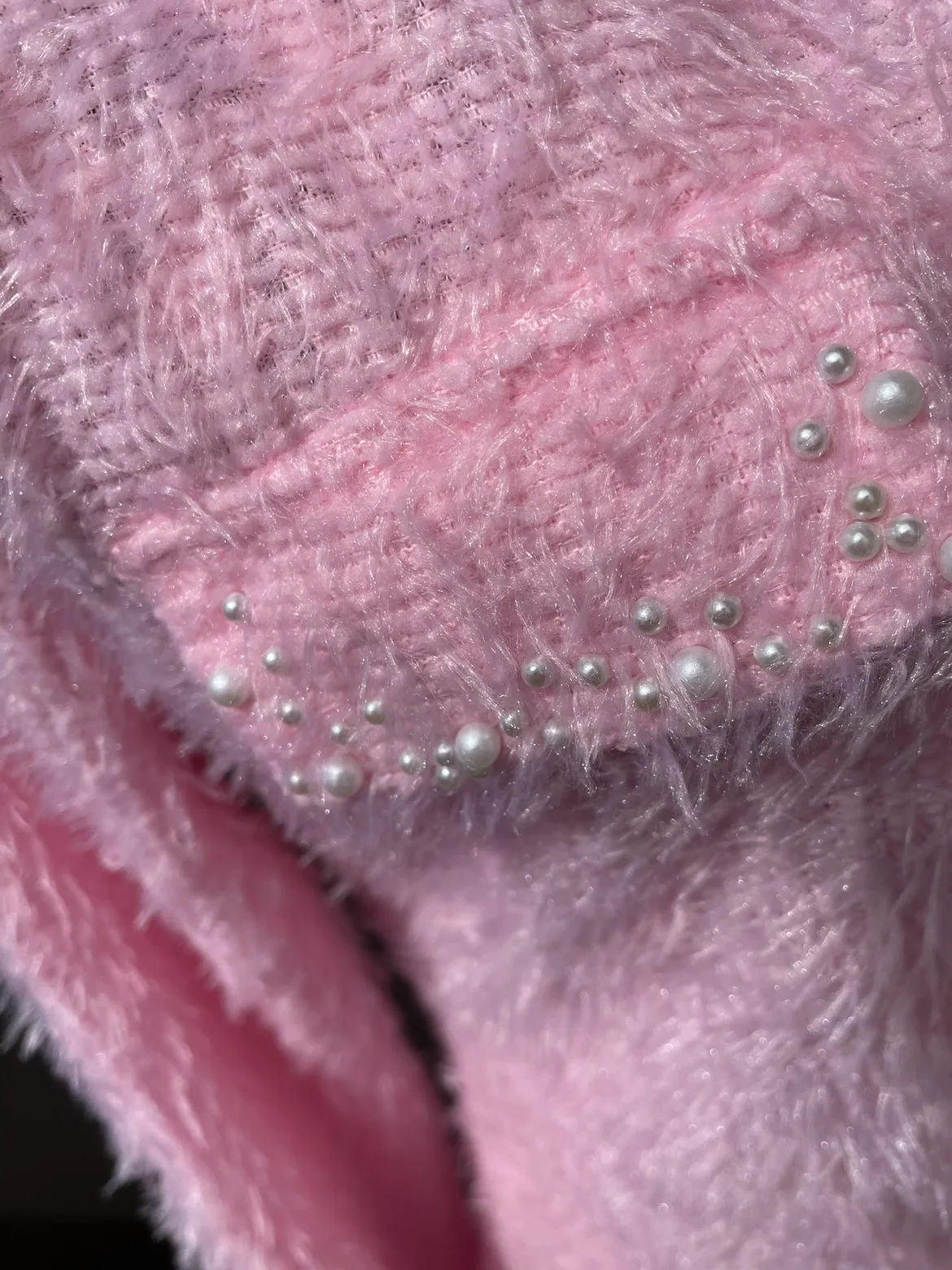 Pink Fuzzy Sweater image indicator(2)