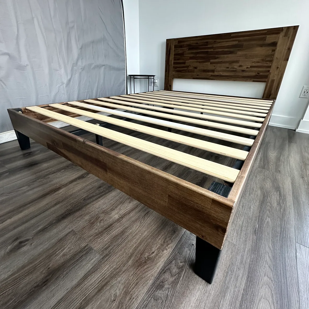 Wayfair Kira Low Profile Solid Wood Bed Frame - Queen thumbnail